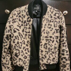 Leopard print jacket
